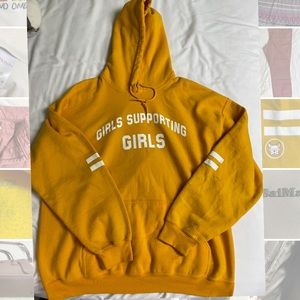 Girls supporting girls hoodie